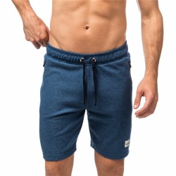 Short de Sport Alphaventure Bibiluka Denim Bleu Homme