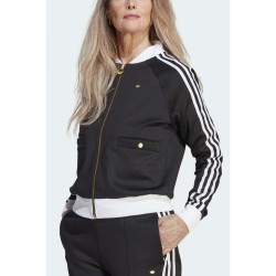 Veste de Sport pour Femme Adidas TRACKTOP IC2138 Noir