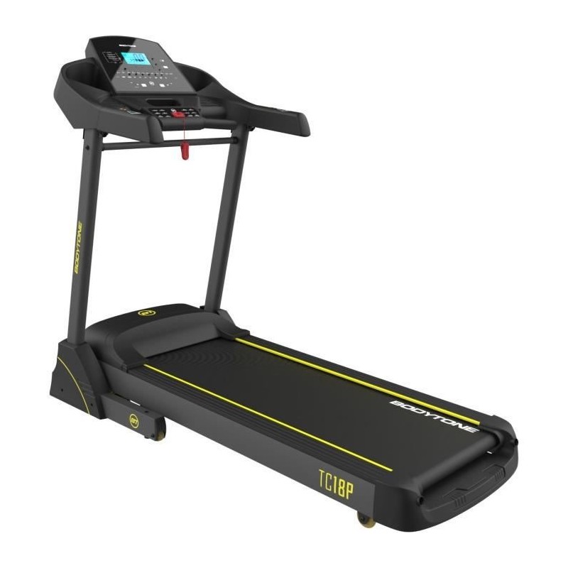 BODYTONE - Tapis de course - Connecté 18Km/h - Compatible avec Kinomap Zwift