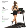 Tapis de course Pliable - WIFI - 22 km/h - Noir - BODYTONE - DT-22W