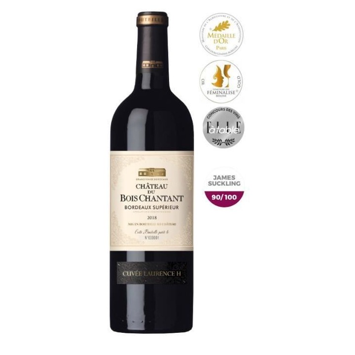 Château du bois chantant 2018 Bordeaux Supérieur - Vin rouge de Bord