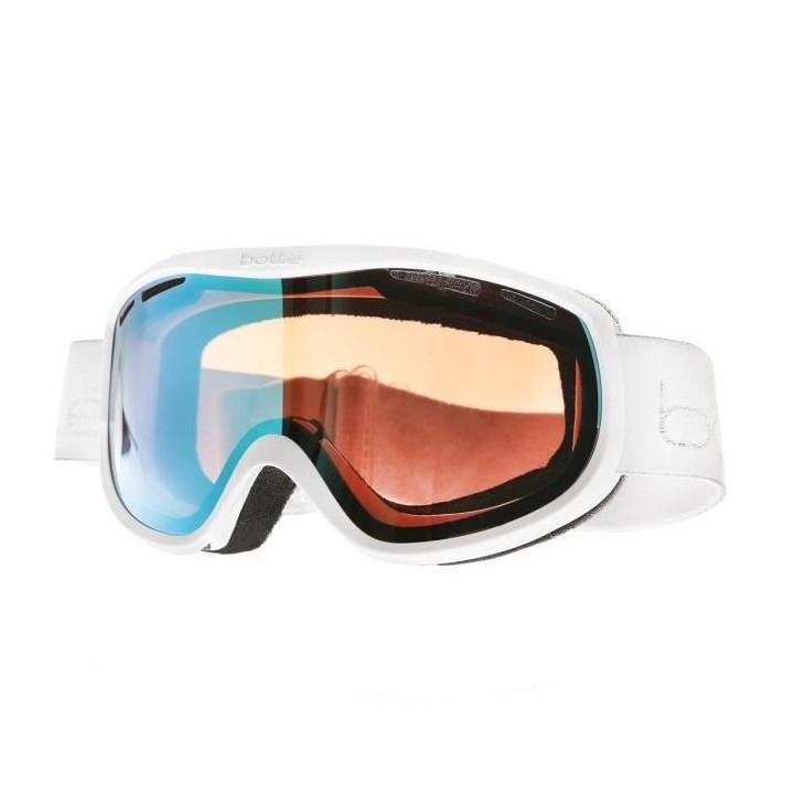 BOLLE Masque de ski Sierra Shiny - Femme - Blanc et argent