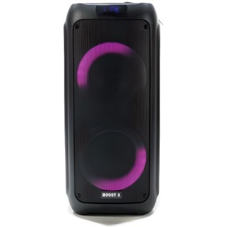 BOOST Enceinte Active Autonome avec Bluetooth 2x 16 cm, USB, TF, AUX,