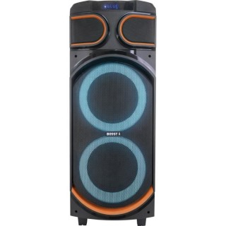 BOOST Enceinte Bluetooth 2 x 8/20 cm / 1200W avec TWS, USB, MicroSD &