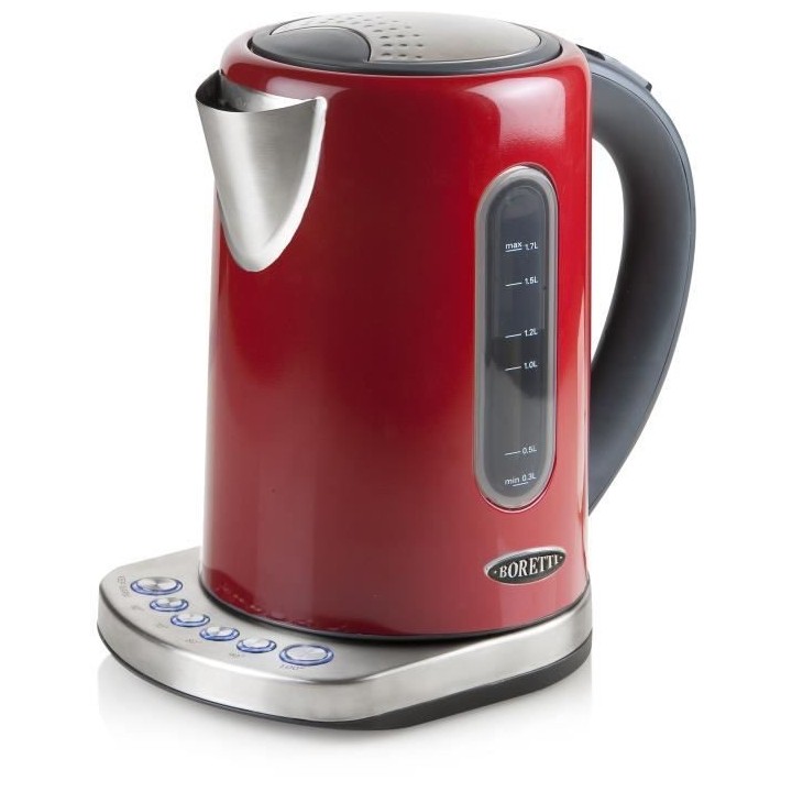Bouilloire BORETTI - Rouge - 1,7L - 2200W B511