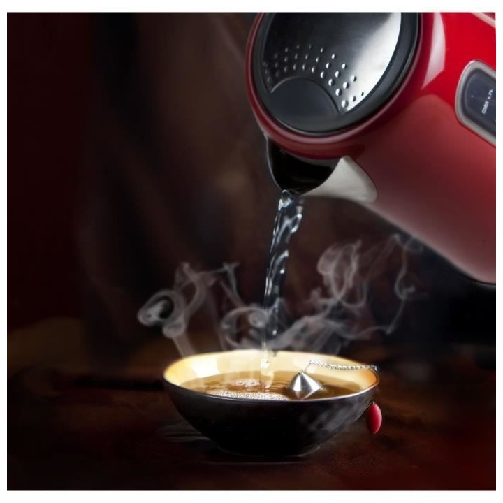 Bouilloire BORETTI - Rouge - 1,7L - 2200W B511