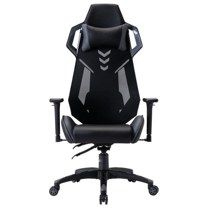 REACTOR Chaise gaming de bureau réglable en hauteur - Tissu maille et