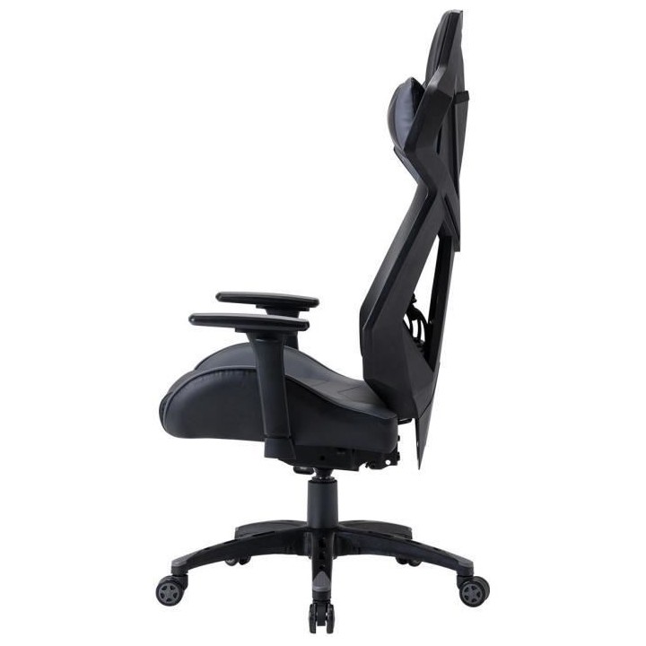 REACTOR Chaise gaming de bureau réglable en hauteur - Tissu maille et