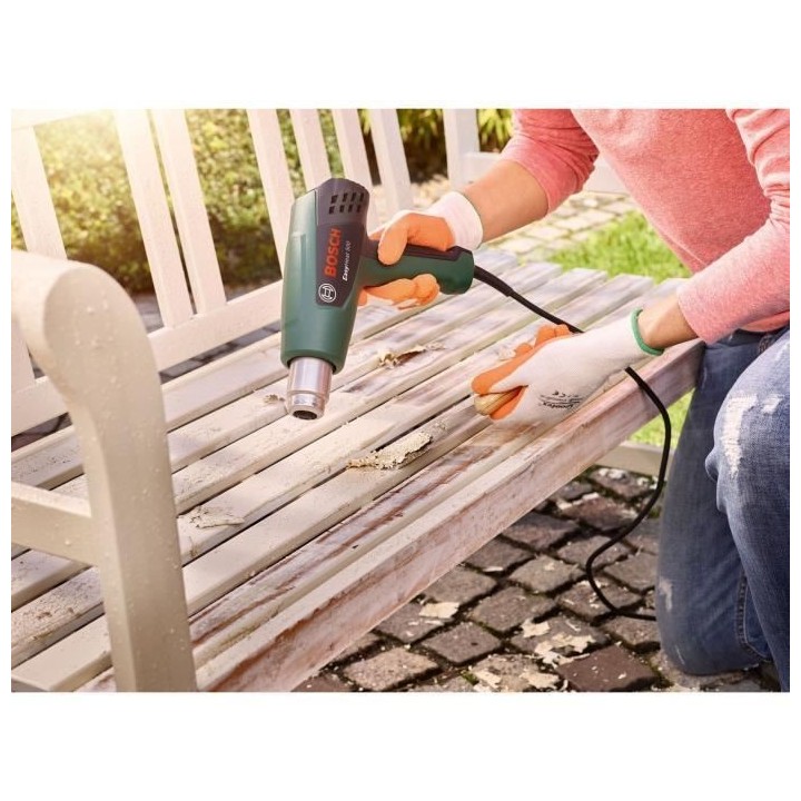 Décapeur thermique Bosch - EasyHeat 500 (1600W, débit d'air: 240 / 4