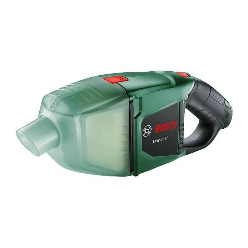 Aspirateur a main sans-fil Bosch - EasyVac 12 (Livré avec 1 Batterie, Chargeur et Accessoires)