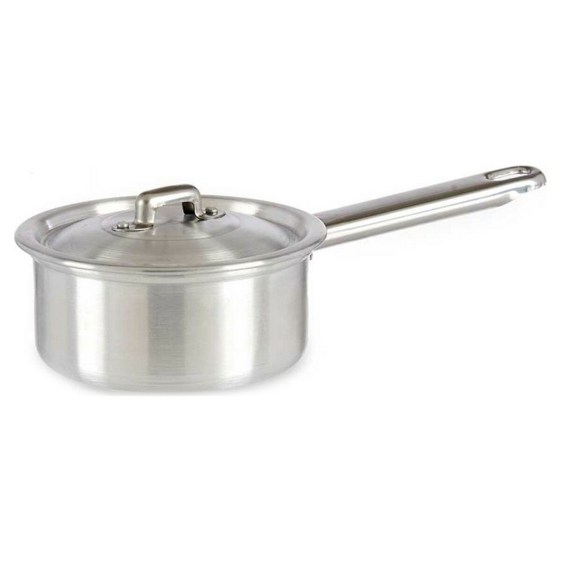 Casserole avec couvercle Ø 12 cm Argenté Aluminium 600 ml 0,7 mm