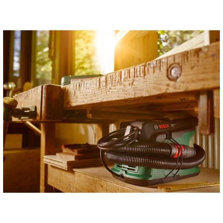 Aspirateur d'atelier Bosch - EasyVac 3 - Cuve polypropylene 2L - 700W