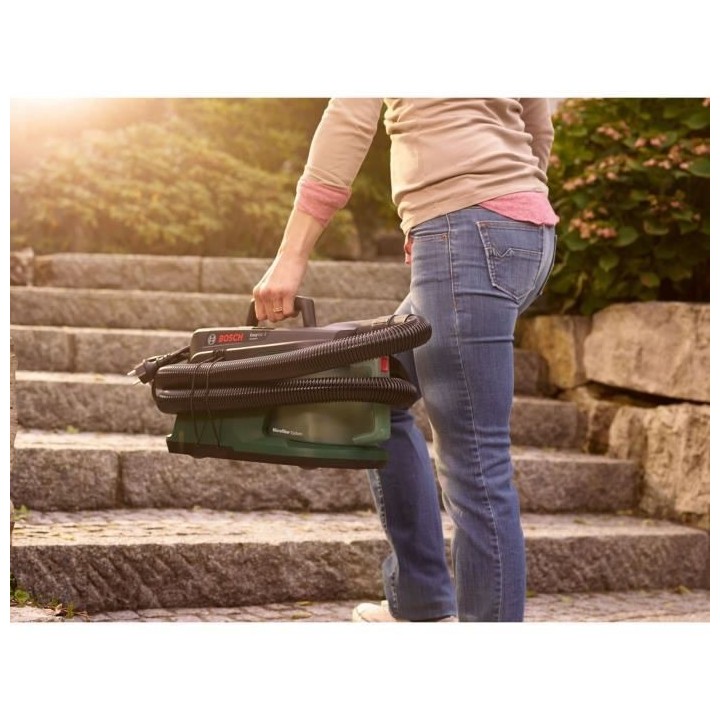 Aspirateur d'atelier Bosch - EasyVac 3 - Cuve polypropylene 2L - 700W