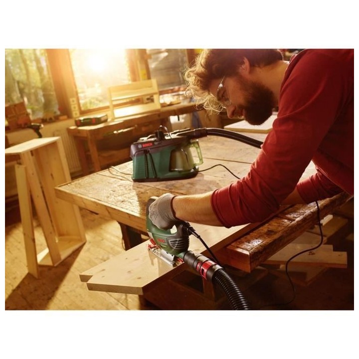 Aspirateur d'atelier Bosch - EasyVac 3 - Cuve polypropylene 2L - 700W