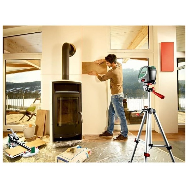 Laser lignes Bosch - UniversalLevel 2 (Livré avec piles et poche, por
