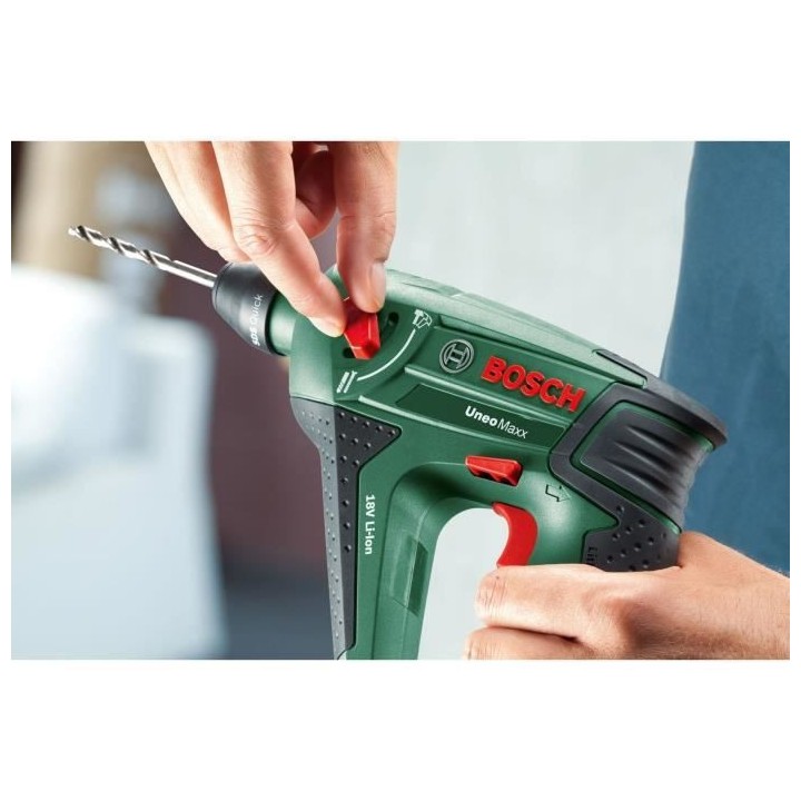 Perforateur sans fil Bosch – Uneo Maxx (1 batterie 18V / 2,5 Ah,char