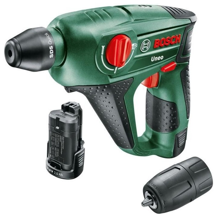 Perforateur sans fil Bosch - Uneo (Livrée avec 2 batteries 12V-2,5 Ah