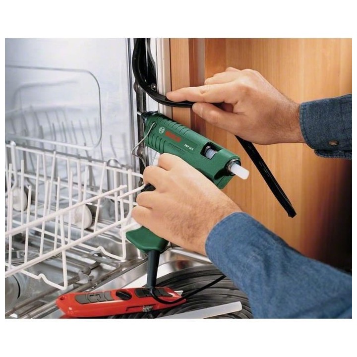 Pistolet a colle Bosch - PKP 18 E (Livré avec 1 Buse et 1 Bâtonnet d