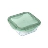 Boîte à lunch hermétique Pyrex Cook & go Vert verre (800 ml) (6 Unités)