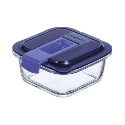 Boîte à lunch hermétique Luminarc Easy Box Bleu verre (380 ml) (6 Unités)