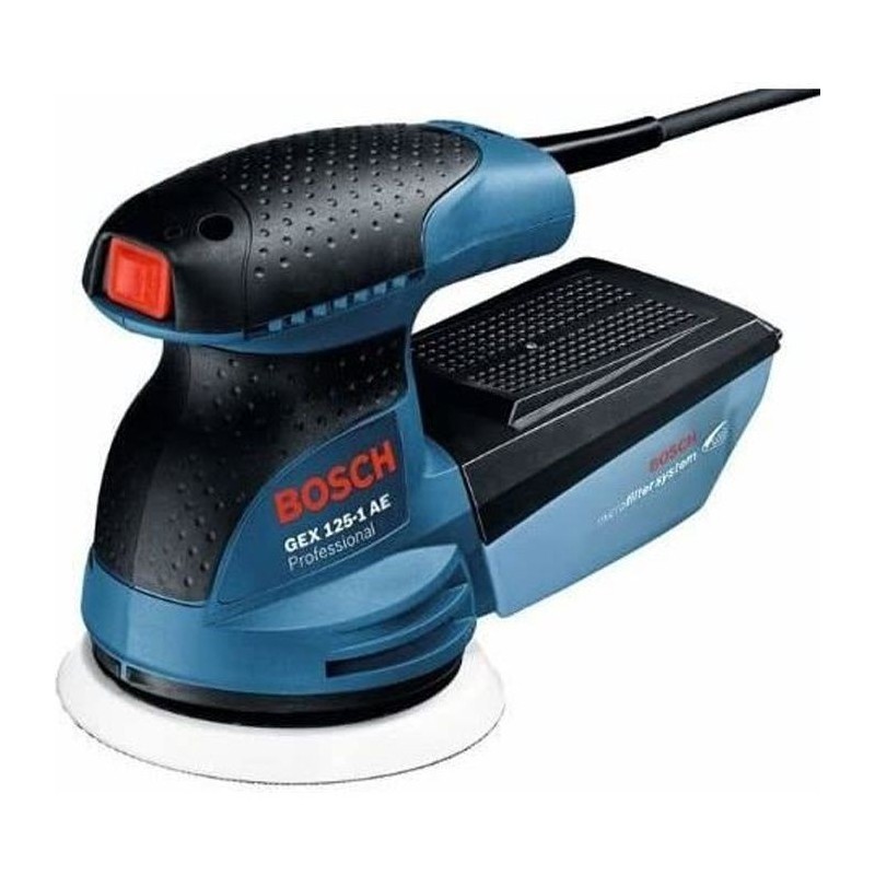 Ponceuse excentrique BOSCH PROFESSIONAL - GEX 125-1 AE (Plateau de Ponçage Diametre 125 mm, 250 W)