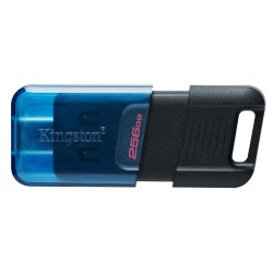 Clé USB Kingston DT80M/256GB Porte-clés Bleu 256 GB