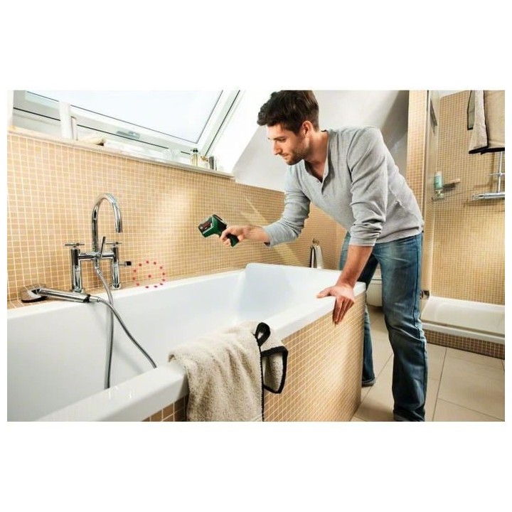 Détecteur thermique Bosch - PTD 1 (Livré avec 2 piles AA, poche de r