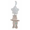 Peluche Hochet Hippo Étoile Bleu 35 cm