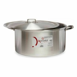 Casserole avec Couvercle Argenté Aluminium 53 x 24 x 43 cm (3 Unités)