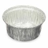 Ensemble de moules à pâtisserie Jetable Flan Aluminium 8,5 x 8 x 8,5 cm (24 Unités)