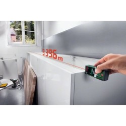 Télémetre laser Bosch - PLR 30 C (Livré avec housse de protection et 2 x 1,5-V-LR03 (AAA))