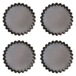 Moule à tartelettes Pyrex Asimetria (4 uds) 10 cm