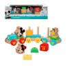 Train Mickey & Minnie Mickey Mouse 48702 14 pcs 34 cm Bois