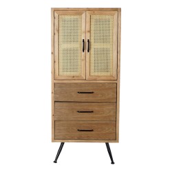 Armoire DKD Home Decor 8424001794942 60 x 38 x 140,5 cm Sapin Naturel Métal Bois MDF