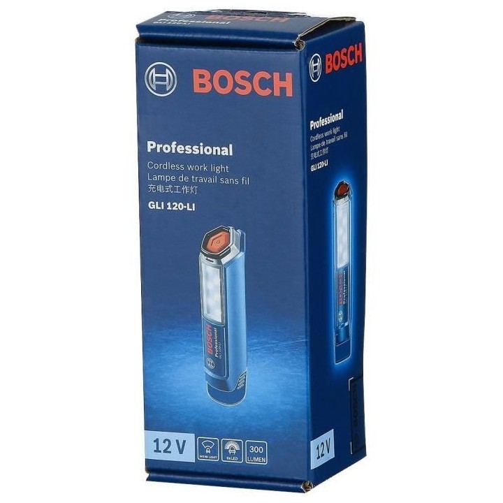 Lampe torche sans fil BOSCH PROFESSIONAL - 12V - GLI 12V-300 (sans bat