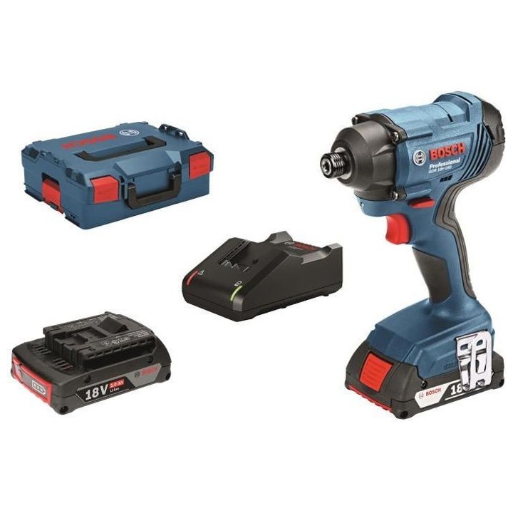 Visseuse a choc GDR 18V-160 (machine complete) 2x2Ah en coffret L-BOXX