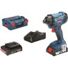 Visseuse a choc GDR 18V-160 (machine complete) 2x2Ah en coffret L-BOXX - BOSCH - 06019G5100