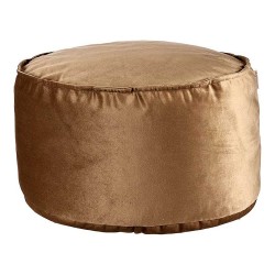 Pouf Beige Polyester...