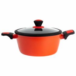 Casserole Benetton BE258 Rouge Orange Aluminium Aluminium forgé Ø 28 cm