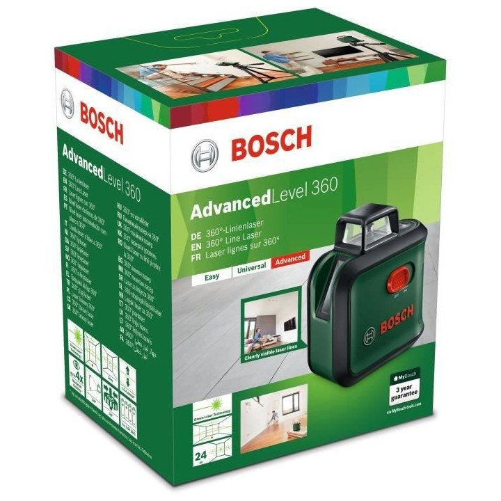 Laser lignes Bosch - AdvancedLevel 360 Edition basic