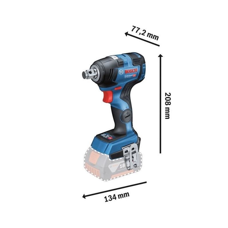 Boulonneuse BOSCH PROFESSIONAL GDS 18V-200 C solo L