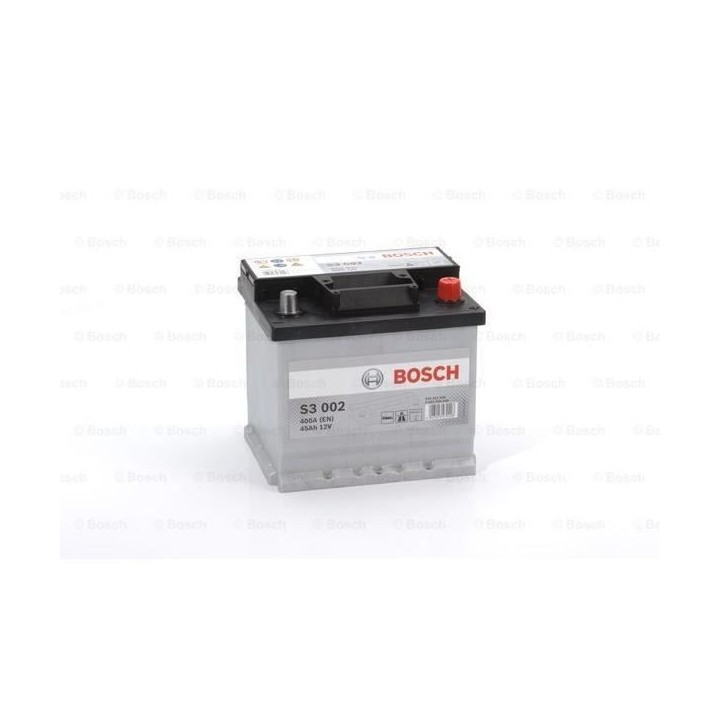 BOSCH Batterie Auto S3002 45Ah 400A - + a droite
