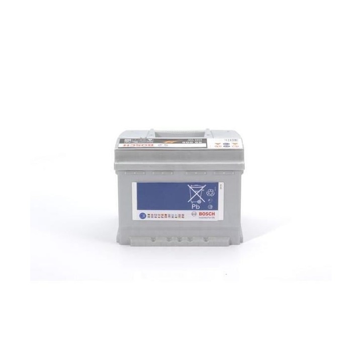 BOSCH Batterie Auto S5005 63Ah 610A / + a droite