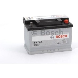 BOSCH Batterie Auto S3008 70Ah 640A / + a droite