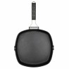 Poêle à Griller Lisse Quid Ebano Noir Métal (28 cm)