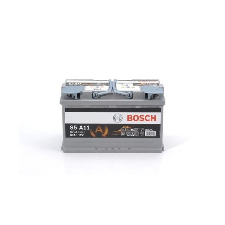 BOSCH Batterie Auto AGM S5A11 80Ah/800A