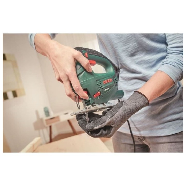 Scie sauteuse filaire Bosch - PST 700 E + Systembox (500W, bois : 70 m