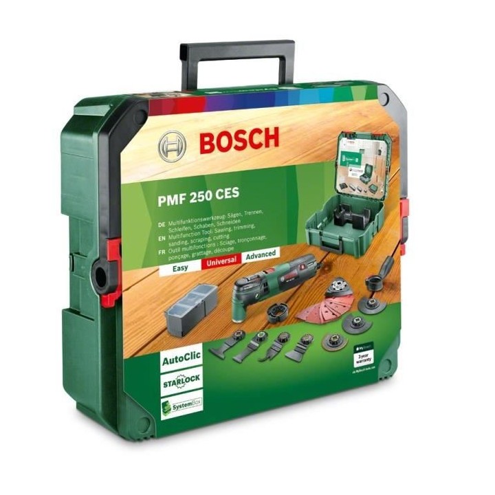 Outil multifonction Bosch - PMF 250 CES (Livré avec 1 boîte a outil