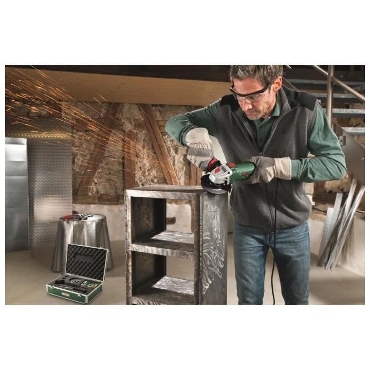 Meuleuse angulaire Bosch - PWS 850-125 (850W, Ø de 125 mm, livrée av