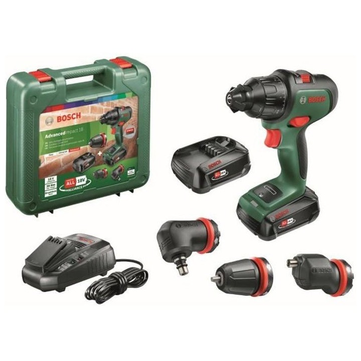 Perceuse a percussion sans-fil Bosch - AdvancedImpact 18 SET (Livrée